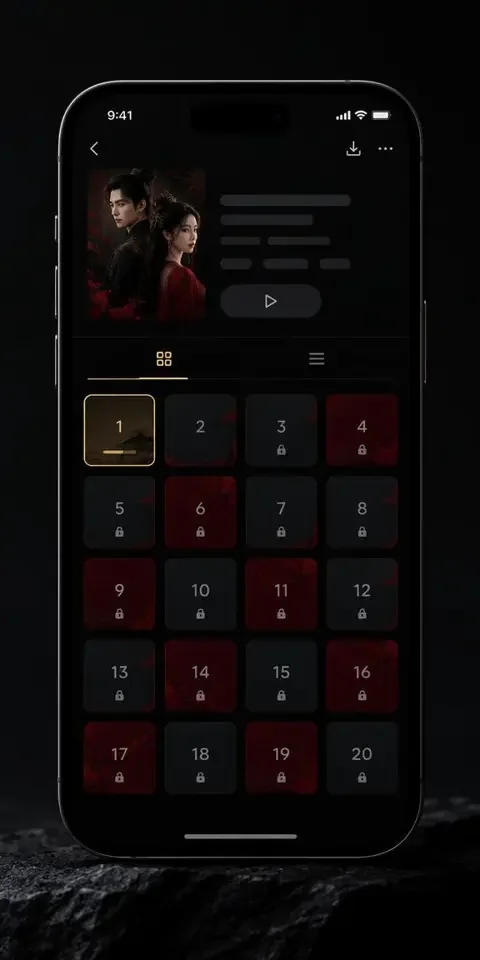 红果剧场 - 剧集列表 红果剧场 App 剧集列表界面预览